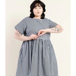 OG NICO DRESS BLACK GINGHAM